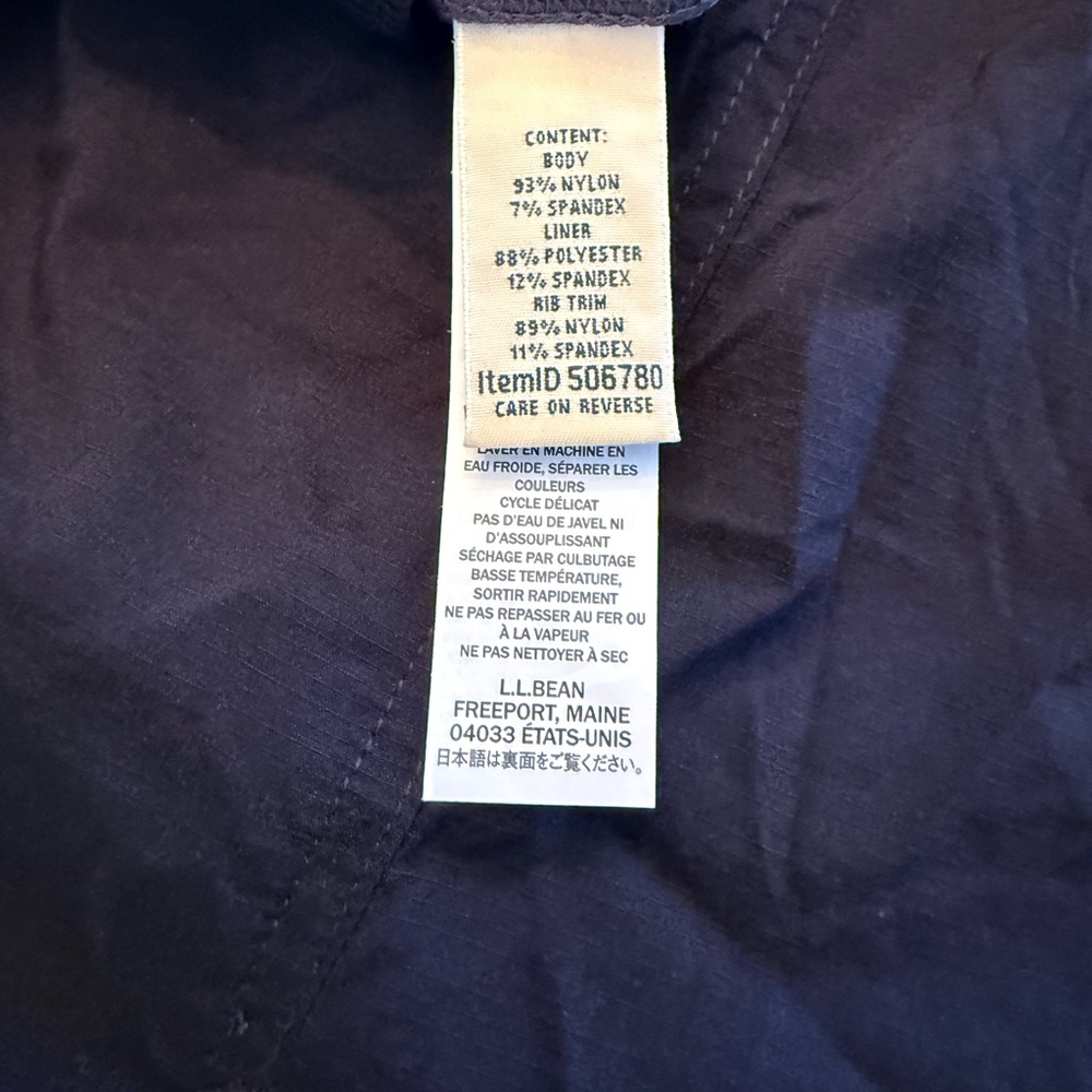 L.L. Bean Black Vista Camp Skort - Picture 7 of 8